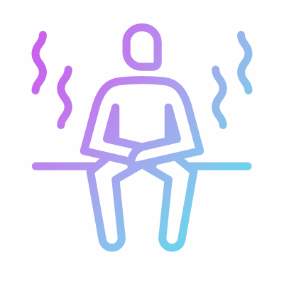 Sauna, Animated Icon, Gradient