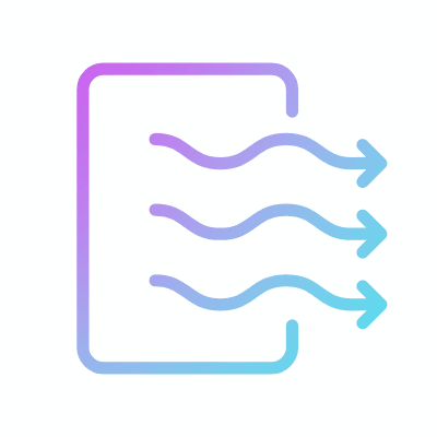 Air quality, Animated Icon, Gradient