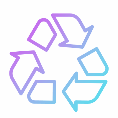 Recycling, Animated Icon, Gradient