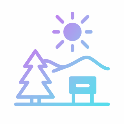 National park, Animated Icon, Gradient