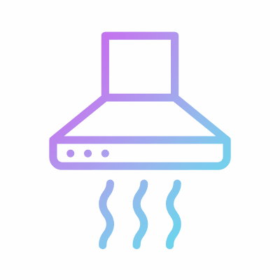 Cooker hood, Animated Icon, Gradient