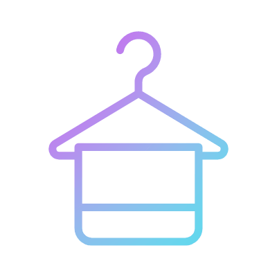 Cloakroom, Animated Icon, Gradient