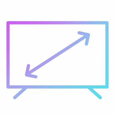 Tv screen, Animated Icon, Gradient