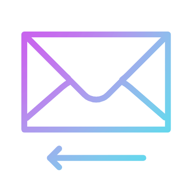 Mail notification, Animated Icon, Gradient