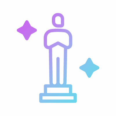 Academy award, Animated Icon, Gradient
