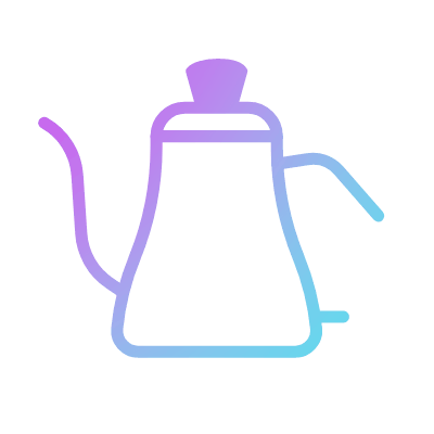 Kettle, Animated Icon, Gradient