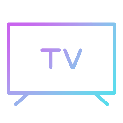 TV, Animated Icon, Gradient