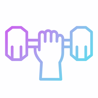Strenght, Animated Icon, Gradient