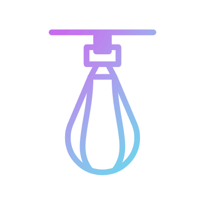 Small punching bag, Animated Icon, Gradient