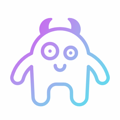 Monster, Animated Icon, Gradient