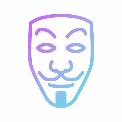 Mask, Animated Icon, Gradient