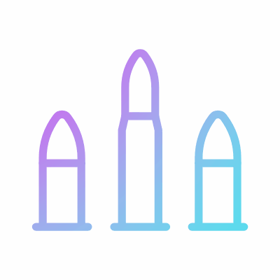 Bullets, Animated Icon, Gradient