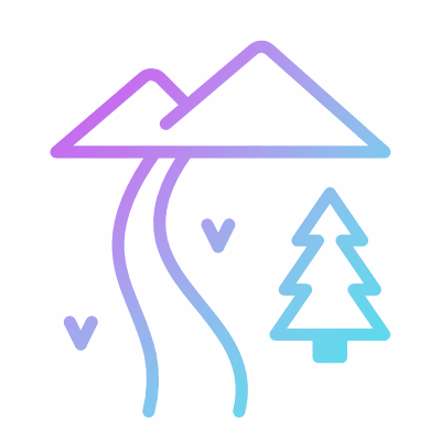 Trail, Animated Icon, Gradient