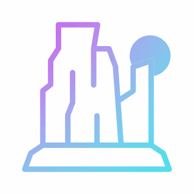 Grand Canyon, Animated Icon, Gradient