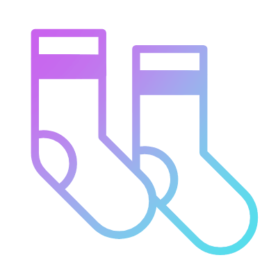 Socks, Animated Icon, Gradient