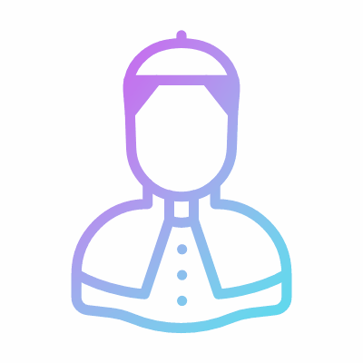 The Pope, Animated Icon, Gradient