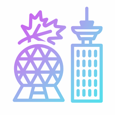 Vancouver, Animated Icon, Gradient