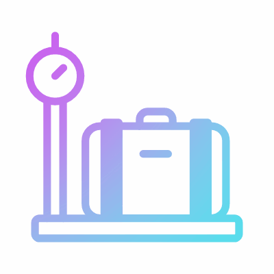 Baggage weight, Animated Icon, Gradient