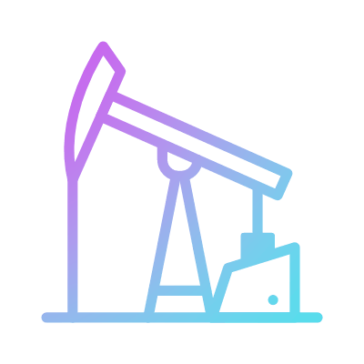 Oil pump, Animated Icon, Gradient