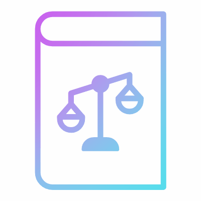 Law Book, Animated Icon, Gradient