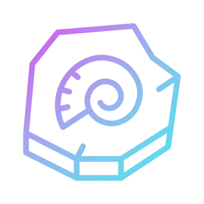 Fossil, Animated Icon, Gradient