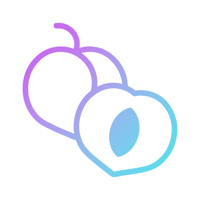 Apricot, Animated Icon, Gradient