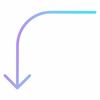 Arrow, Animated Icon, Gradient