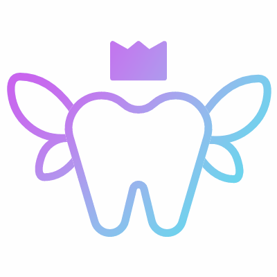Tooth Fairy Day, Animated Icon, Gradient