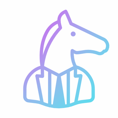 Horsehead, Animated Icon, Gradient