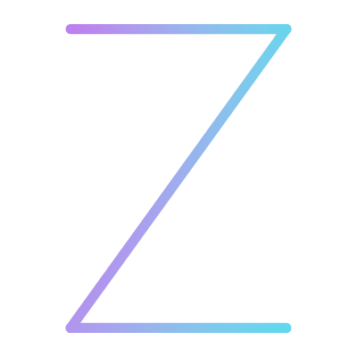 Z, Animated Icon, Gradient