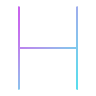 H, Animated Icon, Gradient