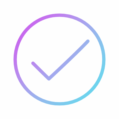 Check-in box, Animated Icon, Gradient