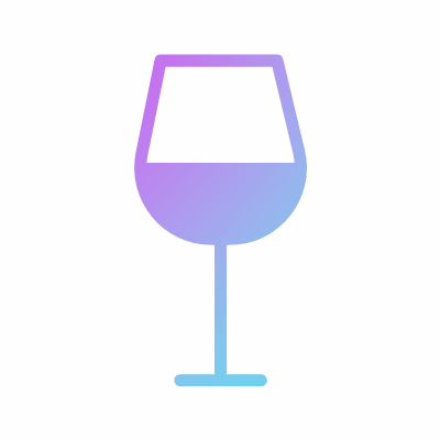 Wine, Animated Icon, Gradient
