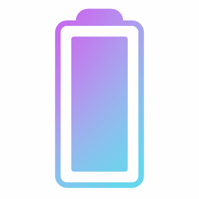 Battery, Animated Icon, Gradient
