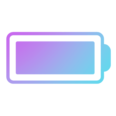 Battery, Animated Icon, Gradient