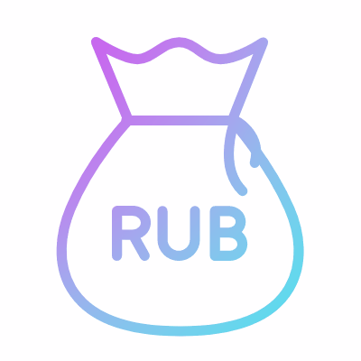RUB bag, Animated Icon, Gradient