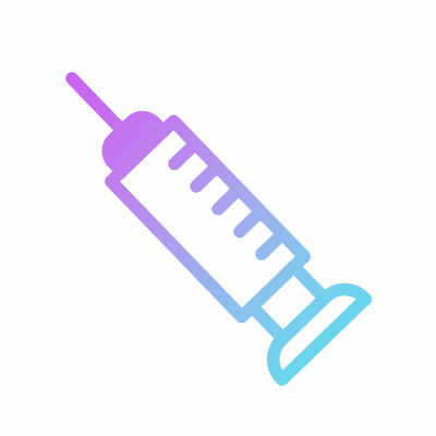 injection, Animated Icon, Gradient
