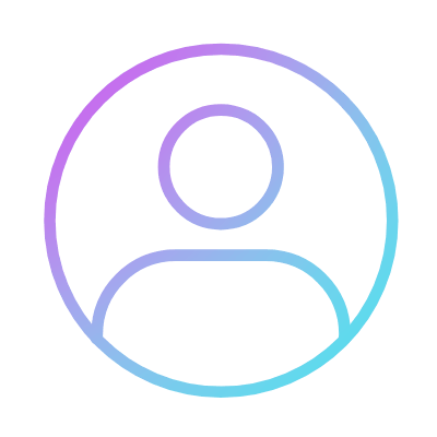 Circle avatar, Animated Icon, Gradient