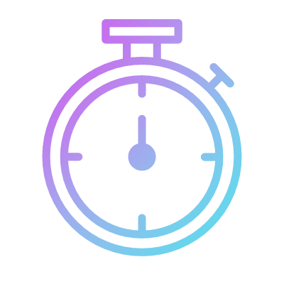 Timer, Animated Icon, Gradient
