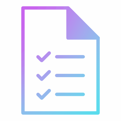 To-do list, Animated Icon, Gradient