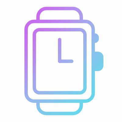 Smart watch, Animated Icon, Gradient