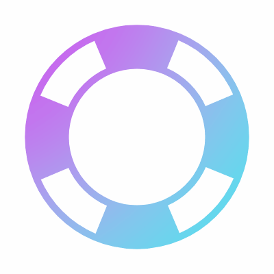 Safety ring, Animated Icon, Gradient