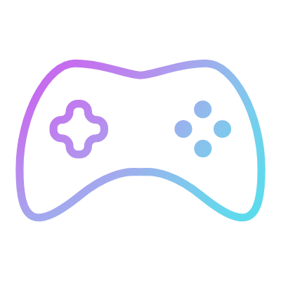 Game pad, Animated Icon, Gradient