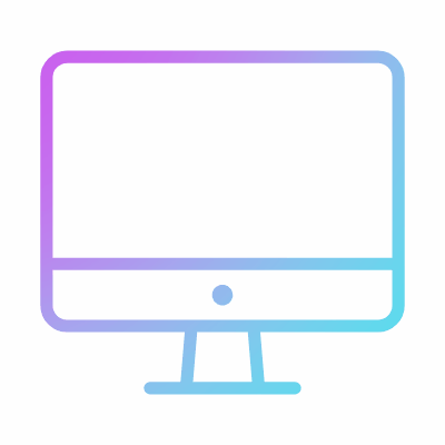 Computer, Animated Icon, Gradient