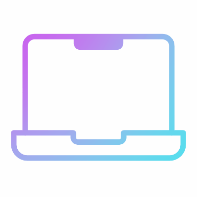 Laptop, Animated Icon, Gradient