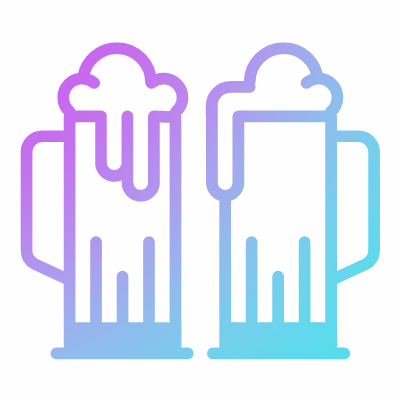 Beer, Animated Icon, Gradient