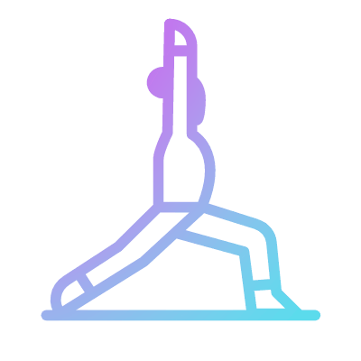 Yoga, Animated Icon, Gradient