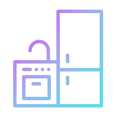 Kitchen, Animated Icon, Gradient