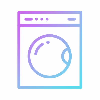 Laundry, Animated Icon, Gradient