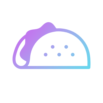 Taco, Animated Icon, Gradient